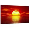Visario 5094 - Quadro su Tela Tramonto sul Mare, 120 x 80 cm