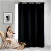 GAIFNAG Tende Oscuranti per Interni 80 x 200 cm Termiche Isolanti, Tende Coprente e Moderne Tende per Interni Tende, Tende Soggiorno per Porta Finestra, Decorazione, Nero