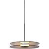 MidiLi Lampadario Compatible with interni, - Lampadario in vetro marrone - Comodini da record Lampada a sospensione Luci Compatible with isola della cucina Camera da letto regolabile in altezza Sala da pranz