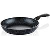 Westinghouse Black Marble, padella da 30 cm, rivestimento antiaderente in marmo a 3 strati, in alluminio forgiato, fondo adatto a induzione, manico rivestito in silicone, lavabile in lavastoviglie, nero, WHP130