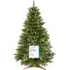 PURE LIVING INTERIOR DESIGN Albero di Natale Artificiale Premium 220cm - Realistico, Rami Fitti, con Base in Legno e Borsa per Riporre - Albero di Natale di Pure Living