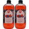FEI FAN 2x Ricarica Per Diffusore a Bastoncini, Disponibile In Diverse Fragranze Corpose Ed Avvolgenti. Ideale Per Profumare Tutti Gli Ambienti 500ml (FRUTTI DEL SOTTOBOSCO)