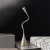 PERENZ Lampada da scrivania flessibile in Metallo e Plastica colore Oro LED 3W 300Lm 3000K integrata e dimmerabile Interruttore Touch
