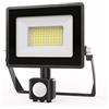 HOFTRONIC Stratos Faretto LED con sensore di movimento e interruttore crepuscolare 30 W - 2505 lumen - 4000 K bianco neutro - IP65 - Faretto esterno con sensore PIR per garage, vialetto, giardino e