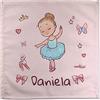 LolaPix Tovagliolo Scuola Personalizzato con Nome/Corso | Ritorno a Scuola | Vari Disegni | Ballerina Blu