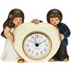 THUN - Orologio da Tavolo con Sposini - Ceramica, Meccanismo in Plastica - Living, Arredare la casa