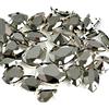 Brillabenny Mix 30 Pietre CASTONI Strass da Cucire Vetro CABOCHON Sew On Rhinestone Claw Decori Scarpe Abito Bijoux Accessori (Hematite 30 Pezzi)