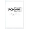 PCH[art] Cornice New Alaya | Colore: Bianco Lucido | Dimensioni: 80x90 cm | Cornice senza tempo e semplice per poster, foto e ritratti