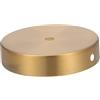 Veemoon Base Rustica in Ferro per Rotonda Lampada da Tavolo Color Oro Versatile Superficie Piatta per Uso Artigianale e Decorazione