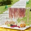 Mottinox - Vassoio Per Aperitivo in 100% Legno Di Faggio, Appendi Prosciutto, Smontabile, 37x49x27