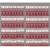 Tex family Tendina Vetro Moderna Larga 45 o 60 o 80 CERVINO Rosso Made in Italy - 1 Telo cm. 45x240