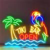 Ulalaza Insegna a LED Bar Insegne al neon Bevande Luci a led Tiki Bar Lampade da parete decorative notturne Decorazione per feste Luce USB Luminosità regolabile