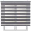 Estores Basic Tende a Rullo Giorno e Notte Eleganti con Tessuto a Doppia Caduta per Porte e Finestre, Tenda Giorno e Notte a Facile Installazione con Filtraggio di Luce Regolabile, STORESBASIC Grigio 160x180
