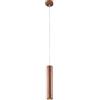 Be-Light Sospensione Moderna A Cilindro Dag 1 Luce Gu10 In Ferro Laccato Rame
