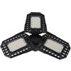 Spacnana Lampada da Soffitto 85‑265V E27 Luci da Garage a LED Lampade da Miniera 60W Tre Foglie Pieghevoli Deformazione Garage Light Warehouse Factory Canopy Light
