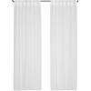 domus&trend - Atene Tende per Interni Ignifughe Filtranti, 1 Pannello 140x280, Per Casa Binario o Bastone, Tende a Pannello Trama Rigata, Made in Italy (Bianco ottico_Attacco per bastone)
