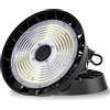 Modlicht Luci LED, 200 W, bianco freddo, 5000 K, angolo di diffusione 90°, 34000 lm, lampada industriale UFO Highbay IP65, per magazzini, officine/garage