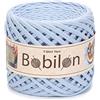 Bobilon Filato di cotone per t-shirt, 100 m, colore celeste, spessore 5-7 mm, filato perfetto per decorare la casa