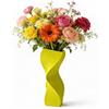 Generico Vaso Wibble Astratto,Vaso Scultoreo Astratto Moderno,Design a Spirale per Fiori Freschi o Secchi,Arredo Casa, Scrivania, Ufficio o Mensola,vasi interni,Oggetti/complementi d'arredo (Yellow)