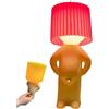 BTYYIHEX Lampada creativa a Little Shy Man, lampada da notte da comodino, lampada da notte per ragazzo cattivo, decorazione per la casa, bel regalo per donne e uomini (rosa)