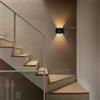 generic Applique da Parete per Esterni a LED con sensore di Movimento, Lampada su e Giù, IP65, Impermeabile, Ricaricabile Tramite USB, Controllo Touch 2700K/4500K/6500K, per Balcone, giard