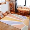 Carpetsale24 Tappeto per Bambini con Motivo Solare, Tappeto Unisex per la cameretta, Tappeto colorato 80 x 120 cm