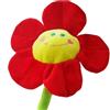 Justkeji Bouquet di fiori artificiali ripieni, bouquet di girasoli in peluche con steli pieghevoli, fiori farciti decorazione per la casa per matrimoni, feste, compleanni, Natale (66 cm, rosso)