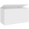 vidaXL Cassapanca Bianca 84x42x46 cm in Legno Ingegnerizzato