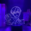 KJsdaADSA Lampada Illusion 3D Led Night Light Anime Ouran High School Host Club Tamaki Suoh Figura per Room Decor Kid Bithday Gift
