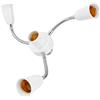 ZIDDAR E27 Splitter 3/4/5/6 Teste Lampadine LED Base Regolabile Supporto Luce LED Adattatore Presa Convertitore Supporto Accessorio Illuminazione Regolabile Presa Splitter