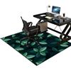 Tkuhknag Tappeto per Sedia Ufficio Gaming, Tappetino Protettivo, 130 x 150 cm Tappetino Salvapavimento Antiscivolo, Tappeto Gaming pavimento, Tappetino Pavimenti per Parquet, Tappetini per Sedie da Ufficio