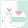 Stellasticker - Adesivo porta cameretta personalizzato con nome - decorazione da porta per bambini - facile da applicare e si rimuovere senza residui - ideale per maschietti e femminucce (Cuore)