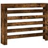 vidaXL Copertura Termosifone Rovere Fumo 104x20x82cm Legno Multistrato