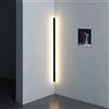 SEMANHUAOZ Moderna lampada da parete angolare a LED minimalista | Lampada lineare in stile nordico | Luce decorativa per l'illuminazione domestica(80cm)