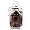 Maverton Biscottiera in vetro - capienza 1L - incisione personalizzata - chiusura ermetica - dimensioni 21 cm x 8,5 cm - perfetta idea regalo per la Donna - dolce pausa