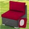 ZGDDPZA Copriseduta per Divano da Esterno - Federa Elastica per Cuscino, Copricuscini per Mobili da Giardino, per Patio, Terrazza e Uso Interno/Esterno (Rosso Vino,1PC Length 150-190cm)