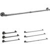 Natural Goods Berlin Appendiabiti da Muro Pipe GARD Wall | Montaggio a Parete Semplice | Appendiabiti da Parete Design Industriale | Metallo | Guardaroba Fai-da-te in Ghisa | 6x150 cm