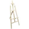 VR VETRINEINRETE Vetrineinrete® Cavalletto pittorico in Legno Leggero inclinabile Altezza 122 cm per Pittura o Esposizione di Tele Quadri e Foto arredo casa 53843