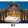 THEGA Faretti LED Rettangolari, Faretti LED A Fascio, Faretto Da Parete Impermeabile IP65, Faretto Da Esterno Per Edifici, Per Illuminazione Paesaggistica Di Ville Di Hotel E Patio(Warm Light,30W-220V)