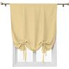 ele ELEOPTION Tenda Oscurante Semplice con Lacci, con Tasca per Asta, per Isolamento Termico, Oscurante, per Camera da Letto, Soggiorno, Cucina, Finestra Piccola, Poliestere (80x120cm, Beige)