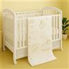 Corredocasa Completo Lenzuola Neonato per Culla - Set di Lenzuola Stampato sotto sopra e Federa con Disegni Assortiti Made in Italy, Disponibile in Cotone e Flanella (Beige, Flanella)