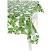 Casatessile Tovaglia Trasparente plastificata Italiana Cristallo Fantasia Tovaglia PVC Plasticata Esterno - VAR. 3, 6 posti 140x180 cm.