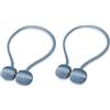 Tex family CALAMITA Ferma Tenda Smart © TIEBACK Fibbia per Tende 2 Pezzi - Azzurro