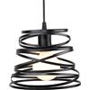iDEGU Lampadario Moderno Ø 20 cm Lampada a Sospensione Creativa Design Spirale in Metallo Vintage E27 Lampadario Decorativa per soggiorno, camera da letto, sala da pranzo, 1 Pack