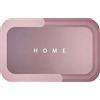 IlGruppone Tappetino SuperAssorbente 50 x 80 Cm Scendidoccia Multistrato Tappeto da Cucina, Bagno, Milleusi Asciugatura Rapida Antiscivolo - Rosa