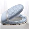 XINDUO Cover Lavabile Peluche Toilet Seat,Sedile del Water Peluche per la casa Invernale-B-4,Bagno Caldo Morbido Lavabile Sedile del Water Cuscino