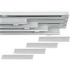 TENDEEVOLUTION Bastone per Tenda a Pannello con Binario a 4 Vie, Personalizzabile, Apertura a Corda o Manuale, Binario Tende a Pannello per Interni, Finestre, Porte o Separè, Attacco a Soffitto o Parete (220CM)