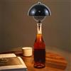 Starnearby Lampada Bottiglia Senza Fili Touch, Lampada da Tavolo Bottiglia LED Ricaricabile a Forma di Fungo, Lampada da Comodino Dimmerabile 3 Colori per Casa, Bar, Ristorante (Nero)