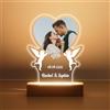 Baixtuo Lampada Personalizzata Con Foto,Regalo Donna Compleanno, Regali Personalizzati, Regalo Anniversario Per Lui. Regali Personalizzati San Valentino per Lei Lui (Stile 18)