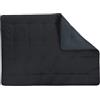 Corredocasa Plaid Imbottito Trapuntato Multiuso Made in Italy- Morbido e Accogliente, Ideale per Soggiorno, Letto e Relax - Coperta Elegante e Decorativa (Nero Tinta Unita, Piccolo 120x160)